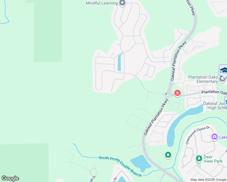 map of restaurants, bars, coffee shops, grocery stores, and more near 493 Cranbrook Court in Orange Park