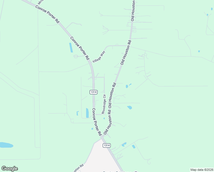 map of restaurants, bars, coffee shops, grocery stores, and more near 18813 Woodridge Drive in Conroe