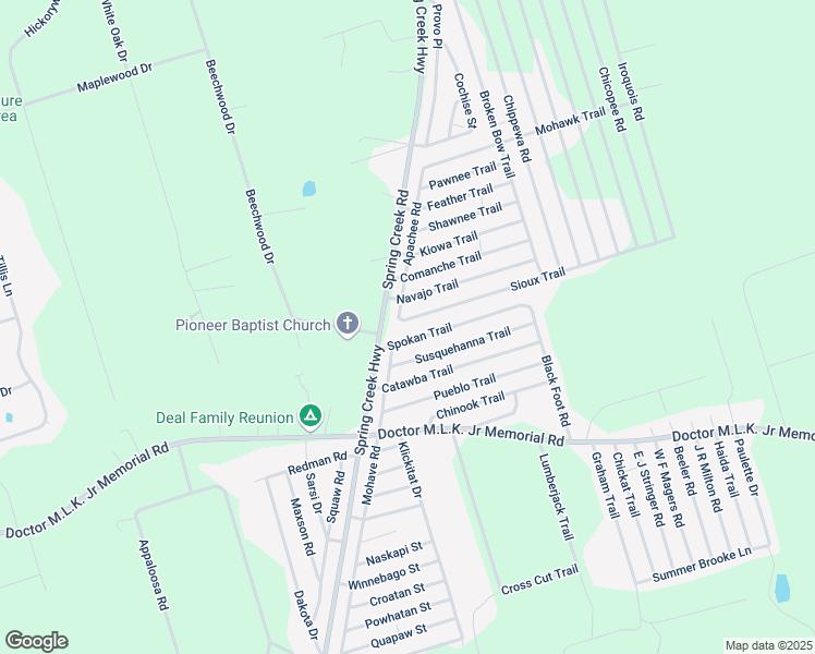map of restaurants, bars, coffee shops, grocery stores, and more near 7 Sioux Trail in Crawfordville