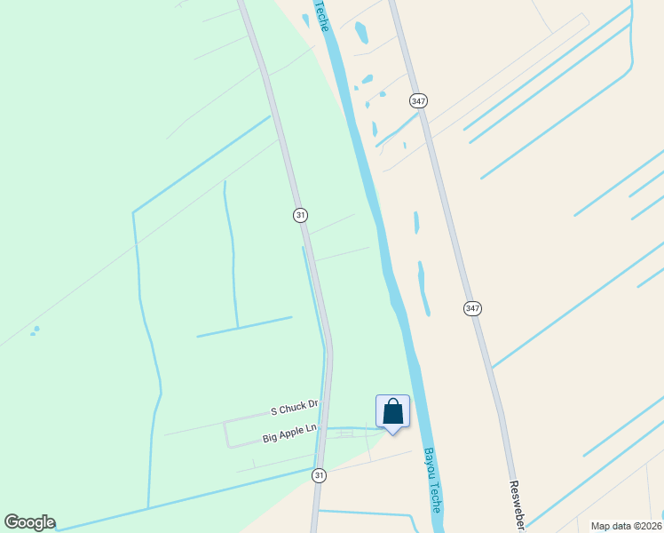 map of restaurants, bars, coffee shops, grocery stores, and more near 5969-6005 Main Highway in Saint Martinville