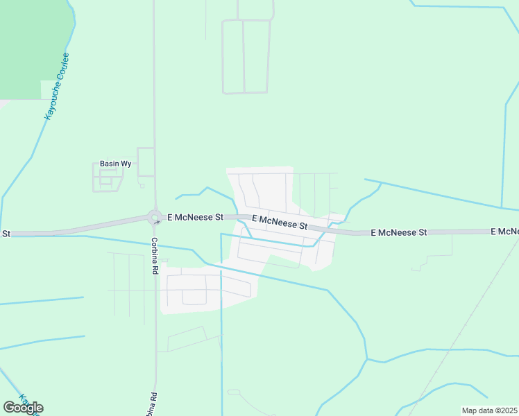 map of restaurants, bars, coffee shops, grocery stores, and more near Lake Crest Drive in Lake Charles