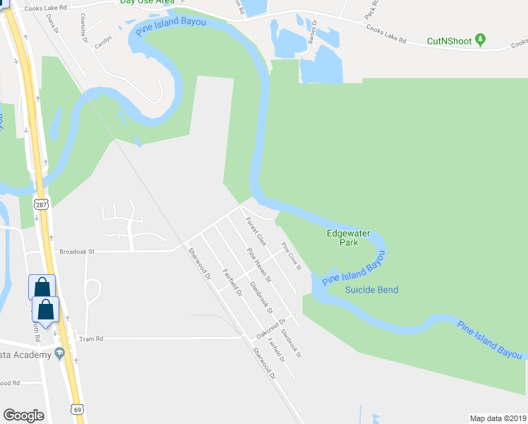 map of restaurants, bars, coffee shops, grocery stores, and more near 11410 Edgewater Drive in Beaumont