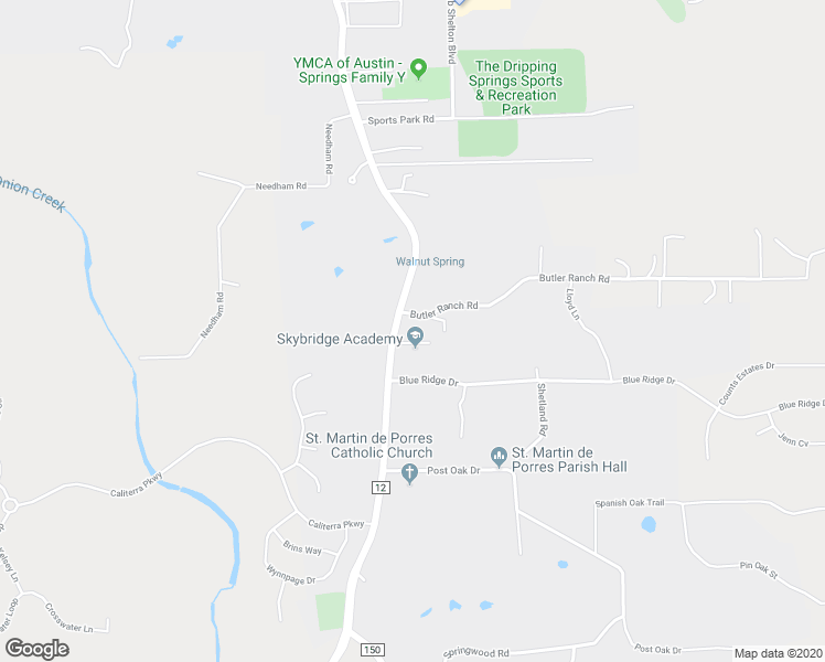 map of restaurants, bars, coffee shops, grocery stores, and more near 26552 Ranch Road 12 in Dripping Springs