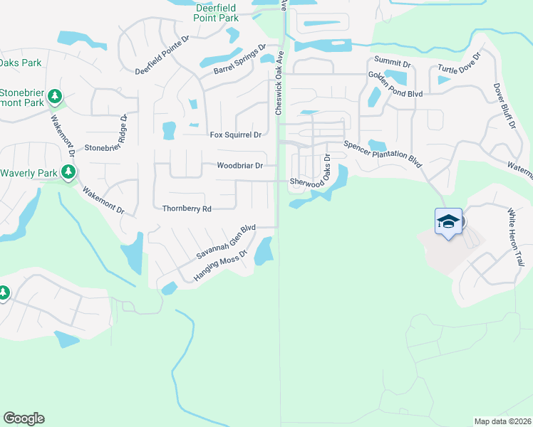 map of restaurants, bars, coffee shops, grocery stores, and more near 424 Cottage Cove Court in Orange Park