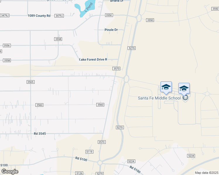 map of restaurants, bars, coffee shops, grocery stores, and more near 510 Road 3570 in Cleveland