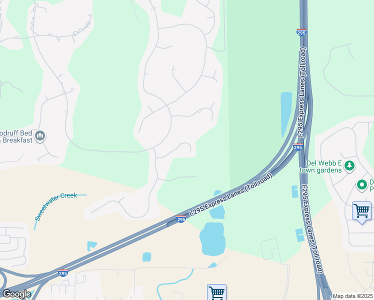 map of restaurants, bars, coffee shops, grocery stores, and more near 8244 Bay Tree Lane in Jacksonville