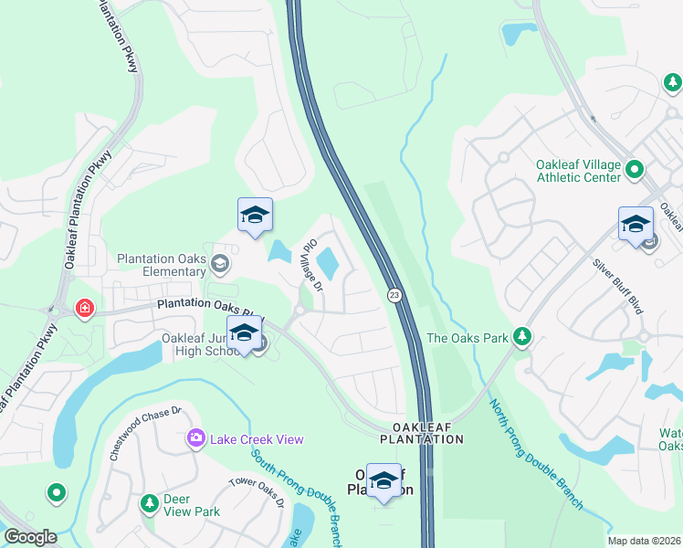 map of restaurants, bars, coffee shops, grocery stores, and more near 826 Mosswood Chase in Orange Park