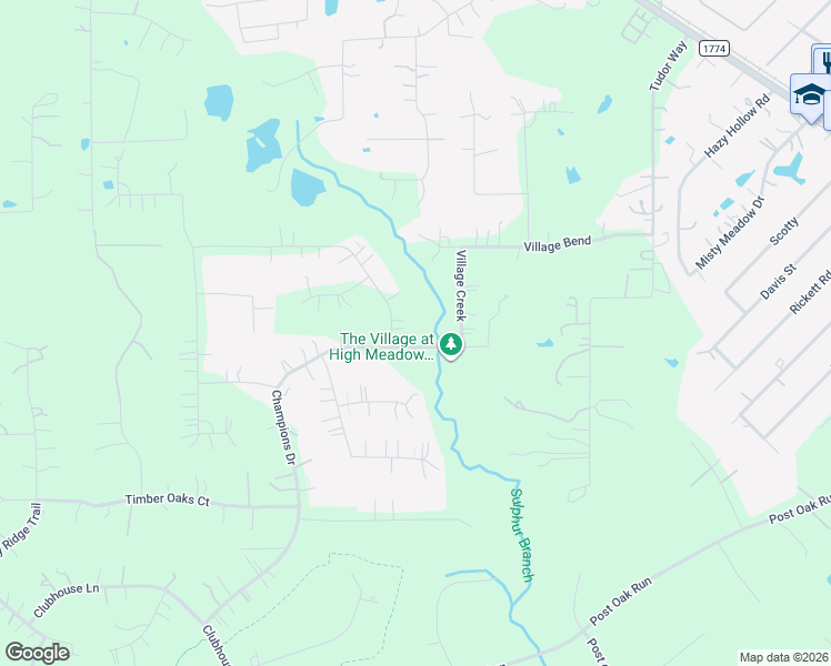 map of restaurants, bars, coffee shops, grocery stores, and more near 29112 Sky Forest Circle in Magnolia