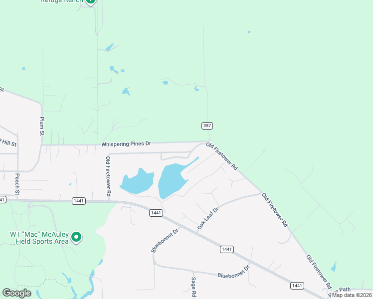 map of restaurants, bars, coffee shops, grocery stores, and more near 238 Old Firetower Road in Bastrop