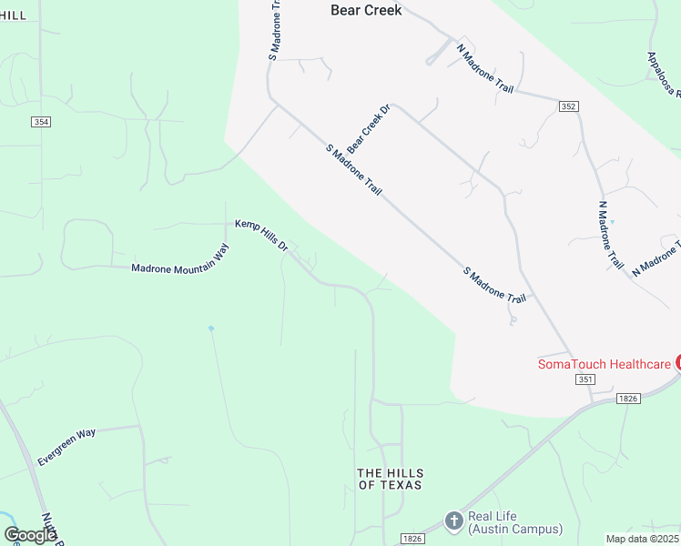 map of restaurants, bars, coffee shops, grocery stores, and more near 1301 Kemp Hills Drive in Austin