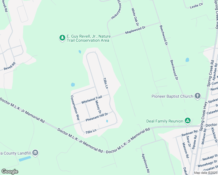map of restaurants, bars, coffee shops, grocery stores, and more near 234 Tillis Lane in Crawfordville