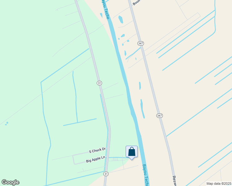 map of restaurants, bars, coffee shops, grocery stores, and more near 1021 Mable Lane in Saint Martinville