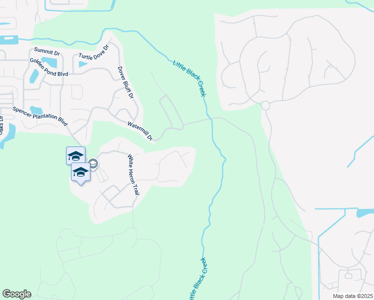 map of restaurants, bars, coffee shops, grocery stores, and more near 708 Red Cedar Court in Orange Park