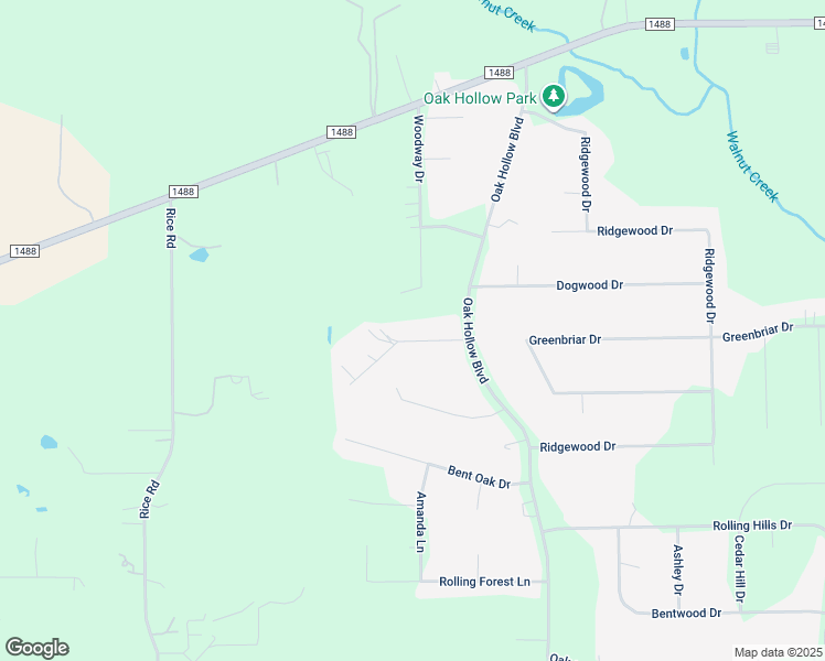 map of restaurants, bars, coffee shops, grocery stores, and more near 109 Oak Hills Court in Magnolia