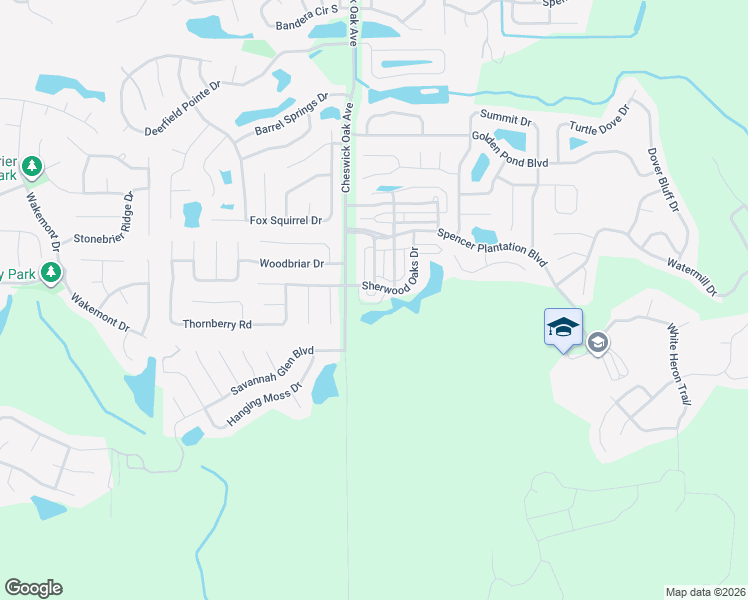 map of restaurants, bars, coffee shops, grocery stores, and more near 415 Oasis Lane in Orange Park