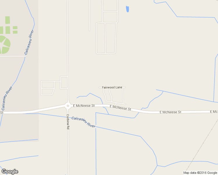 map of restaurants, bars, coffee shops, grocery stores, and more near Fairwood Lane in Lake Charles