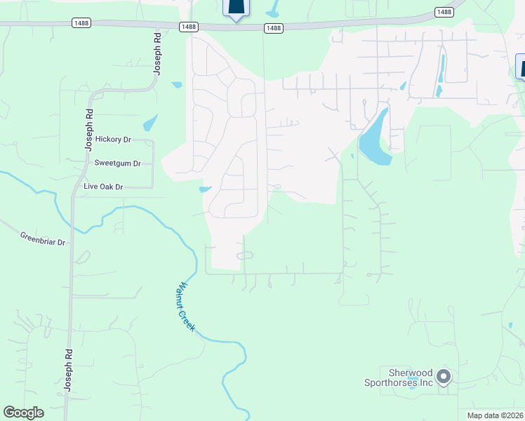 map of restaurants, bars, coffee shops, grocery stores, and more near 19385 Dorris Drive in Magnolia
