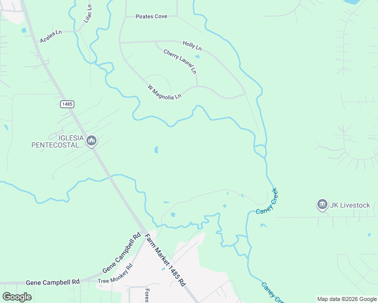 map of restaurants, bars, coffee shops, grocery stores, and more near 18273 West Magnolia Lane in New Caney