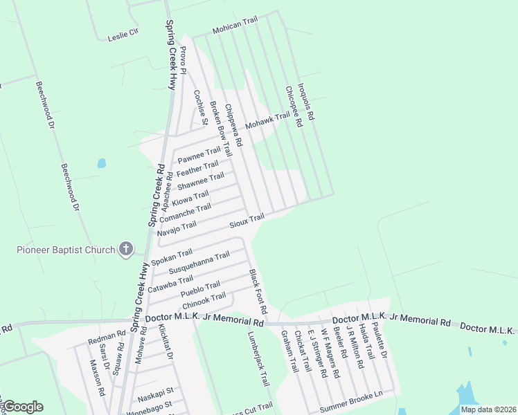 map of restaurants, bars, coffee shops, grocery stores, and more near 11 Chippewa Road in Crawfordville