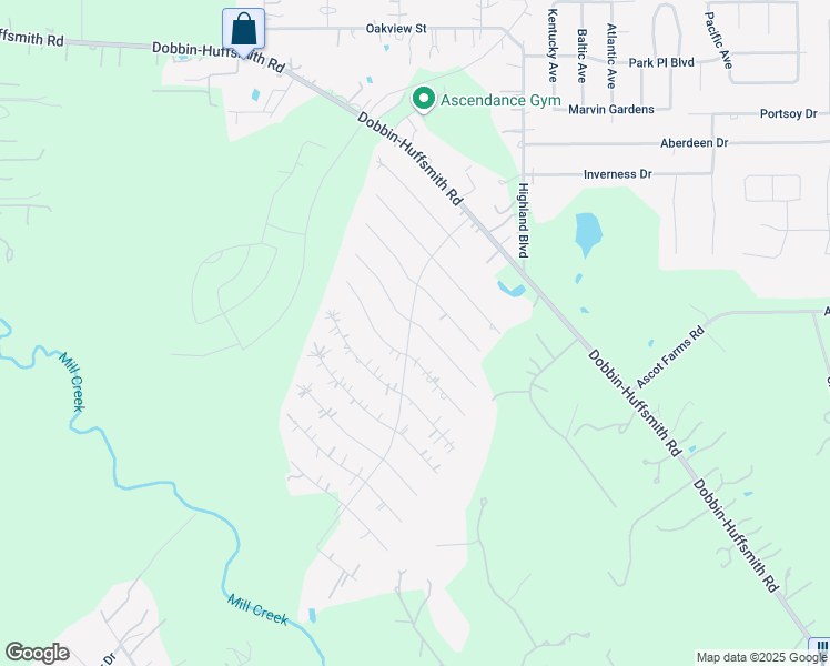 map of restaurants, bars, coffee shops, grocery stores, and more near 29707 Dallas Street in Magnolia