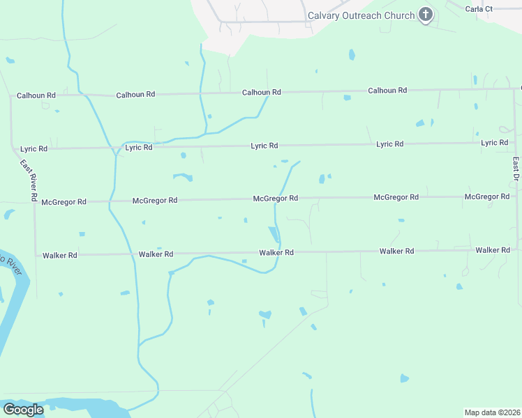 map of restaurants, bars, coffee shops, grocery stores, and more near 13930 McGregor Road in Conroe
