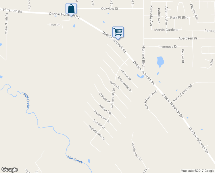 map of restaurants, bars, coffee shops, grocery stores, and more near 29814 Denton Street in Magnolia