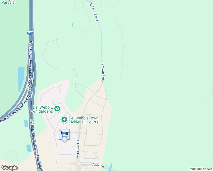 map of restaurants, bars, coffee shops, grocery stores, and more near 10362 Aventura Drive in Jacksonville