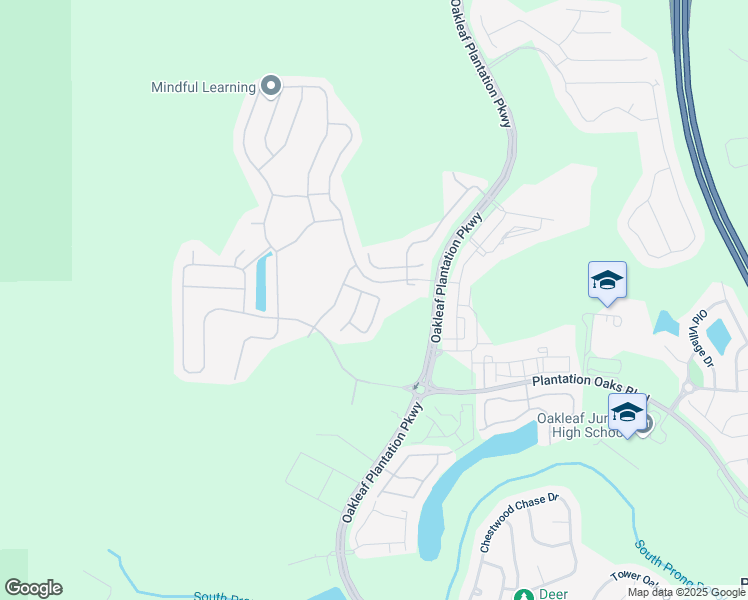 map of restaurants, bars, coffee shops, grocery stores, and more near 2 Grayfield Lane in Orange Park