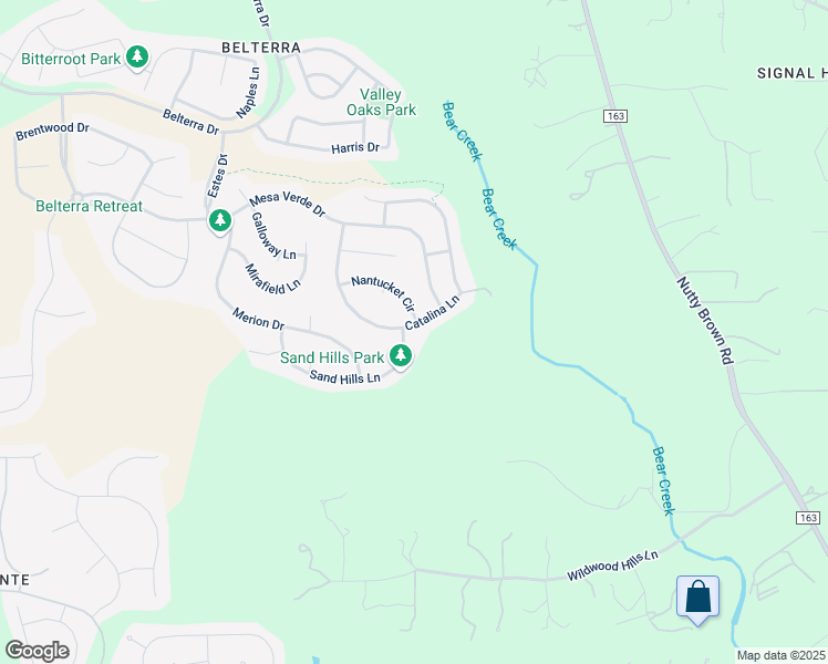 map of restaurants, bars, coffee shops, grocery stores, and more near 629 Catalina Lane in Austin