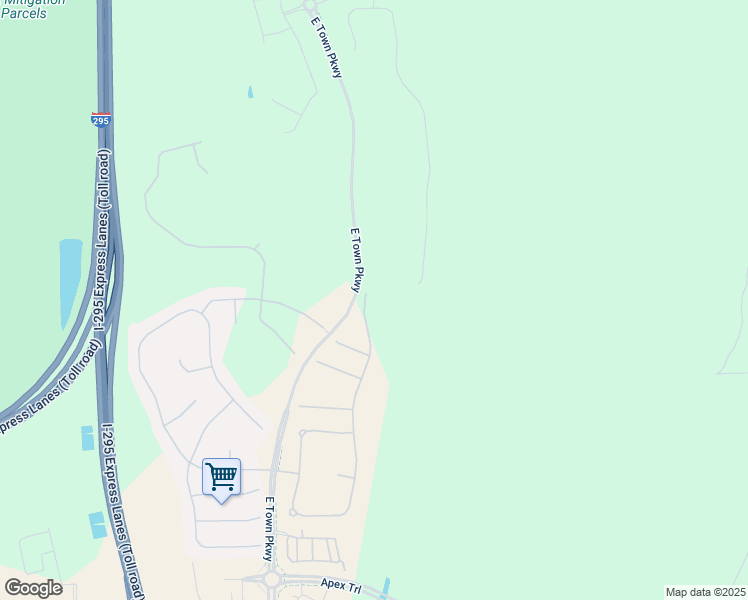 map of restaurants, bars, coffee shops, grocery stores, and more near 10362 Aventura Drive in Jacksonville