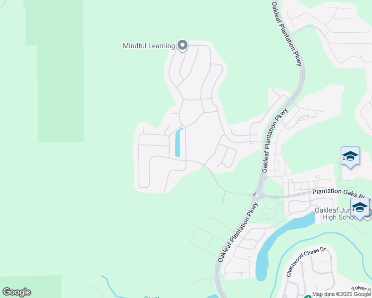 map of restaurants, bars, coffee shops, grocery stores, and more near 476 Glendale Lane in Orange Park