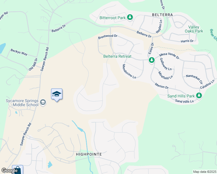 map of restaurants, bars, coffee shops, grocery stores, and more near 178 Medina Hills Court in Austin
