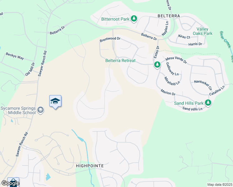 map of restaurants, bars, coffee shops, grocery stores, and more near 188 Medina Hills Court in Austin