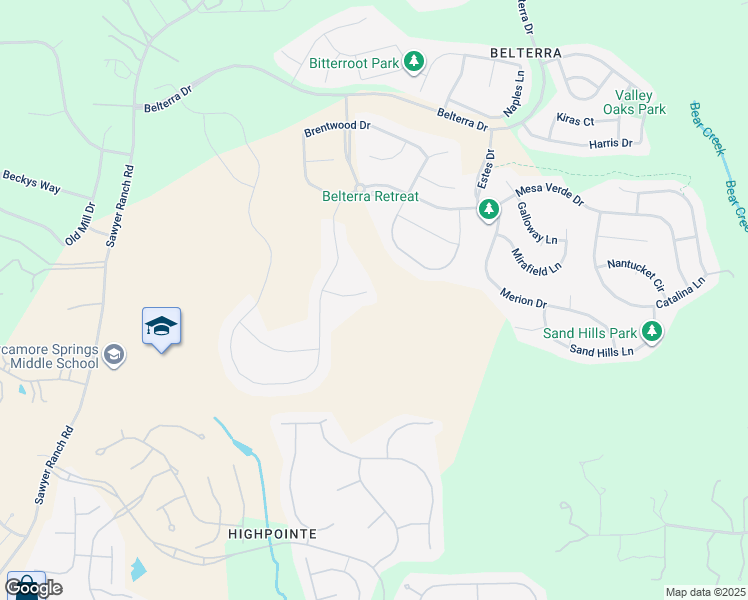 map of restaurants, bars, coffee shops, grocery stores, and more near 218 Medina Hills Court in Austin