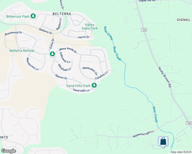 map of restaurants, bars, coffee shops, grocery stores, and more near 111 Nantucket Circle in Austin