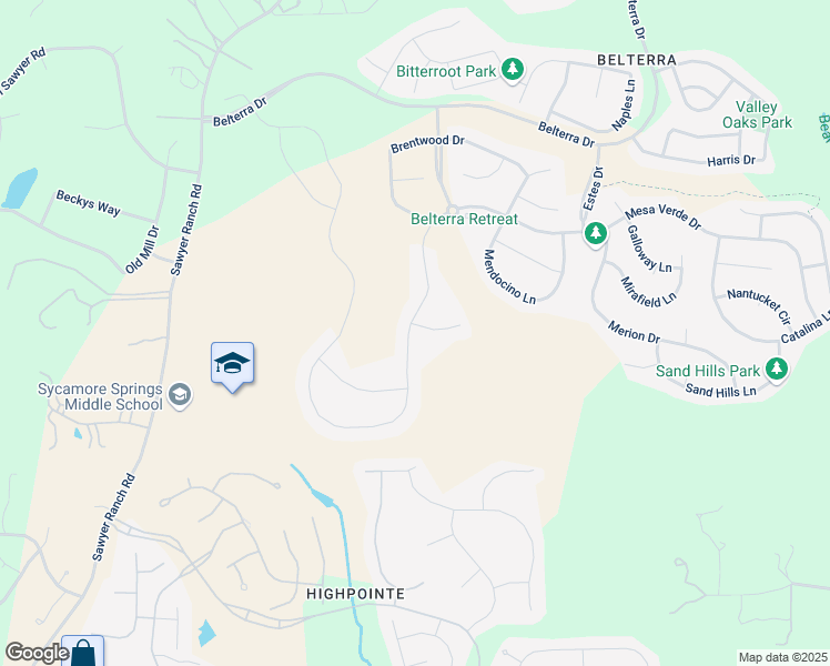 map of restaurants, bars, coffee shops, grocery stores, and more near 12356 Mesa Verde Drive in Austin