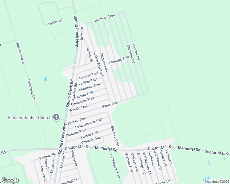 map of restaurants, bars, coffee shops, grocery stores, and more near 11 Chippewa Road in Crawfordville