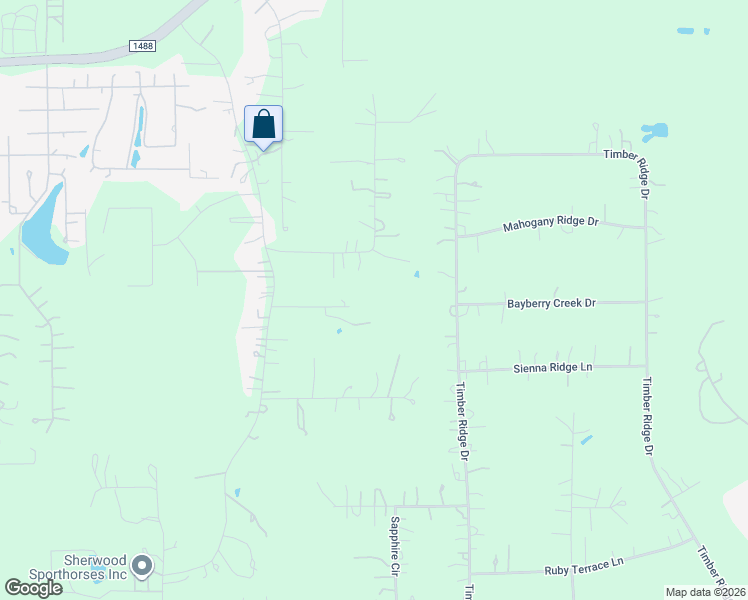 map of restaurants, bars, coffee shops, grocery stores, and more near 25729 Deepwood Drive in Magnolia