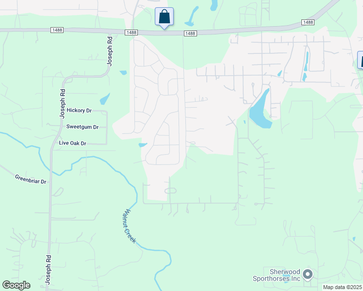 map of restaurants, bars, coffee shops, grocery stores, and more near 19495 Dorris Drive in Magnolia
