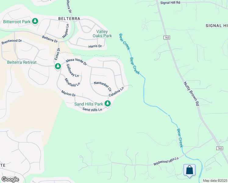 map of restaurants, bars, coffee shops, grocery stores, and more near 584 Catalina Lane in Austin