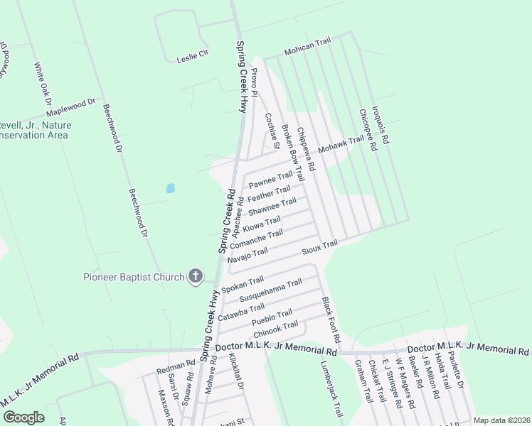 map of restaurants, bars, coffee shops, grocery stores, and more near 33 Feather Trail in Crawfordville