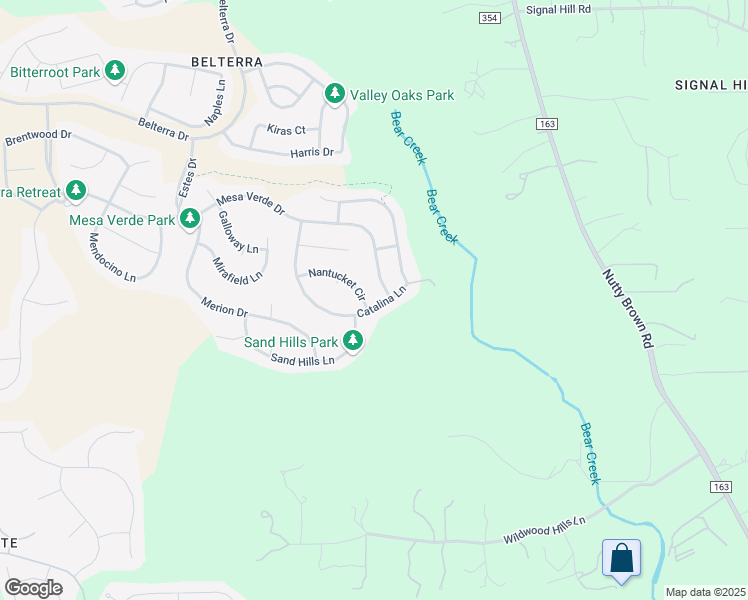 map of restaurants, bars, coffee shops, grocery stores, and more near 13721 Mesa Verde Drive in Austin