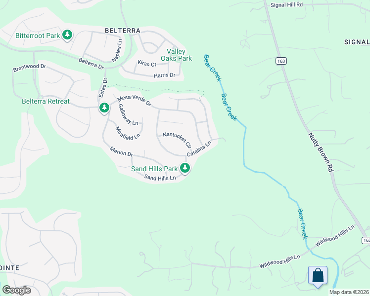 map of restaurants, bars, coffee shops, grocery stores, and more near 113 Deschutes Court in Austin