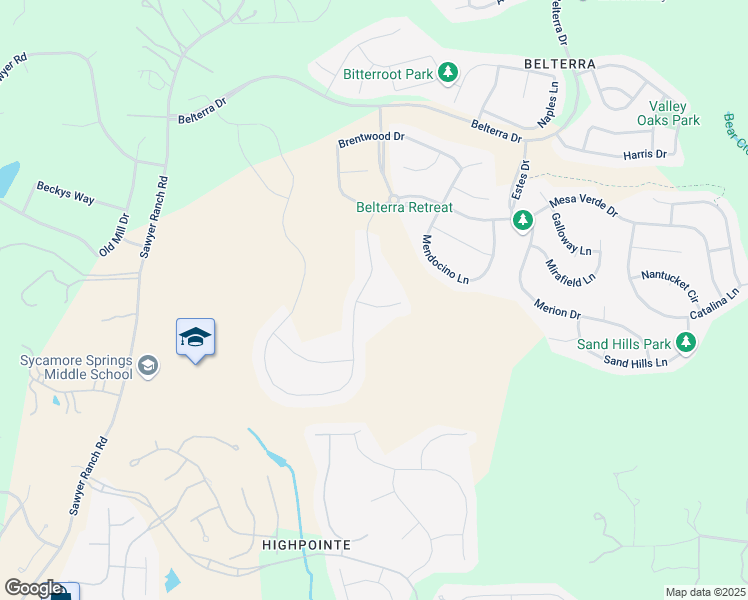 map of restaurants, bars, coffee shops, grocery stores, and more near 141 Medina Hills Court in Austin