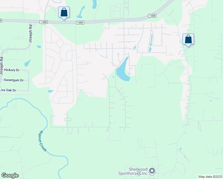 map of restaurants, bars, coffee shops, grocery stores, and more near 19777 Lakeshore Drive West in Magnolia