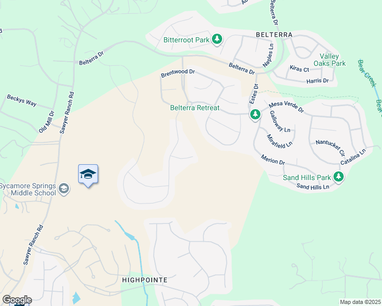 map of restaurants, bars, coffee shops, grocery stores, and more near 209 Medina Hills Court in Austin