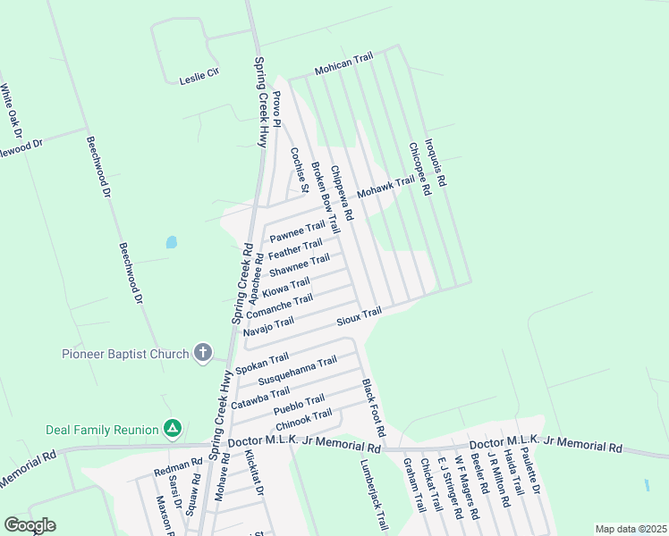 map of restaurants, bars, coffee shops, grocery stores, and more near 53 Broken Bow Trail in Crawfordville
