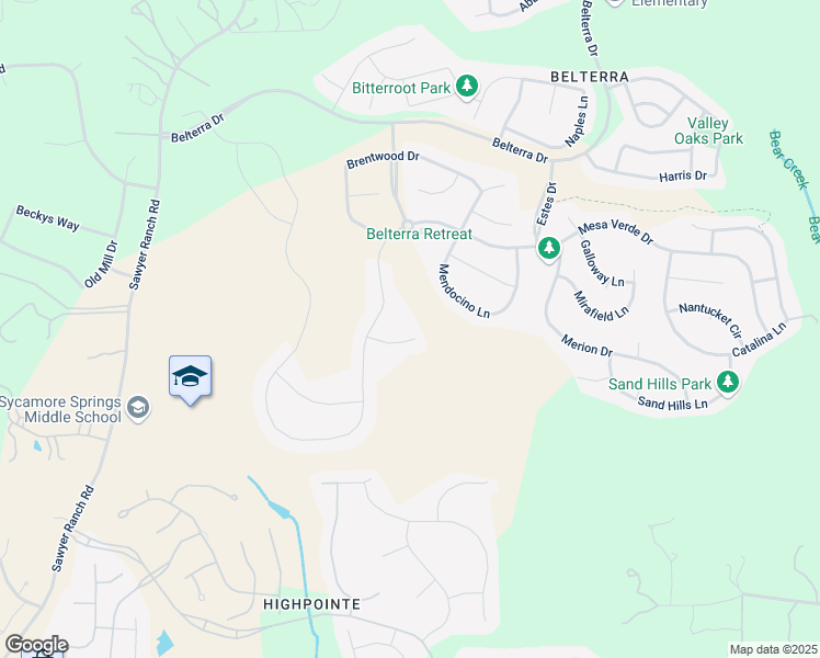 map of restaurants, bars, coffee shops, grocery stores, and more near 209 Medina Hills Court in Austin