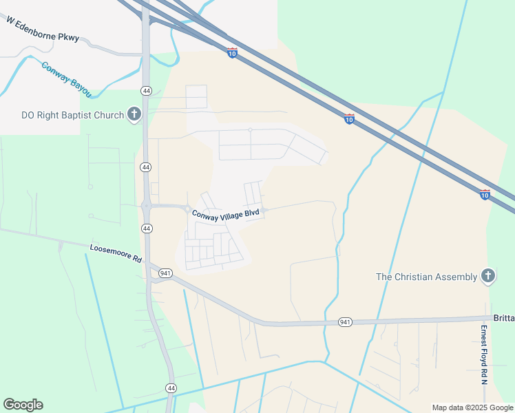 map of restaurants, bars, coffee shops, grocery stores, and more near Claremont Avenue in Gonzales