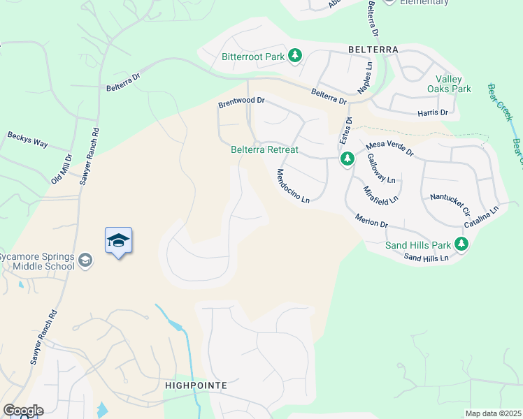 map of restaurants, bars, coffee shops, grocery stores, and more near 219 Medina Hills Court in Austin